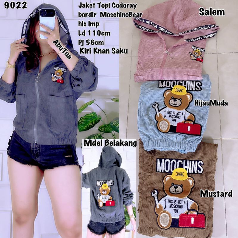 7122 - 9022 - 9611 Jaket Topi Codoray Bear imp