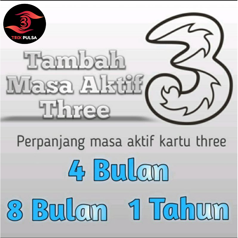 Perpanjang Masa Aktif Kartu Tri (Three)