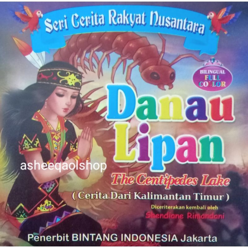 Buku Dongeng Cerita Rakyat Kalimantan Timur Danau Lipan