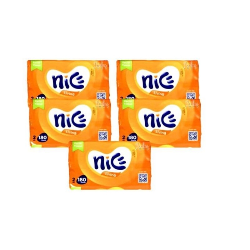 Tisu Nice Facial 180 Sheets 2 Play Tisu Wajah