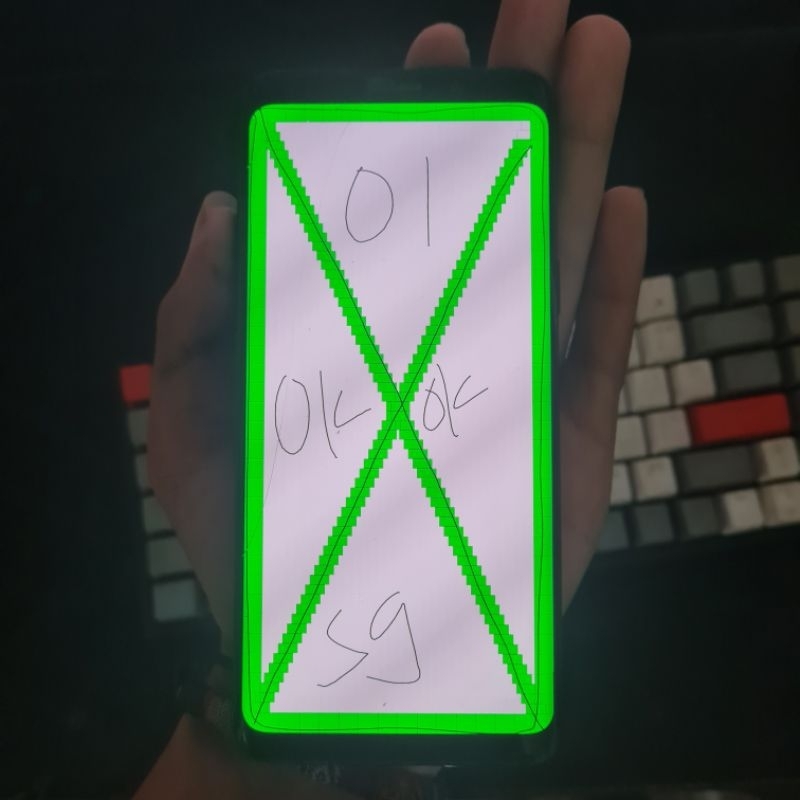 LCD Samsung S9 SM G960 Original Sein Copotan Minus