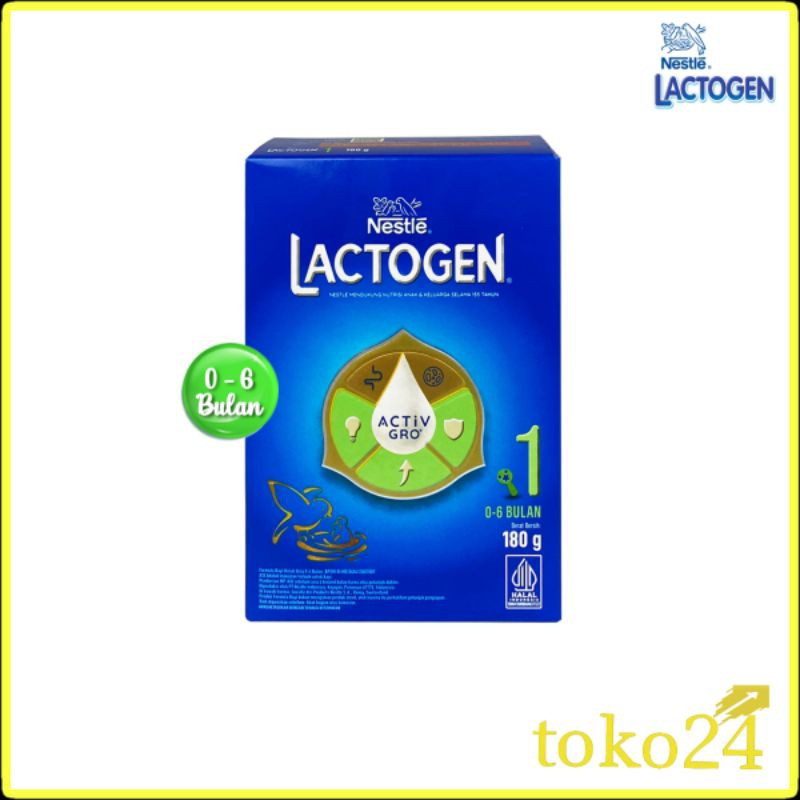 Nestle Lactogen 1 180 gr Susu Bayi 0 - 6 Bulan