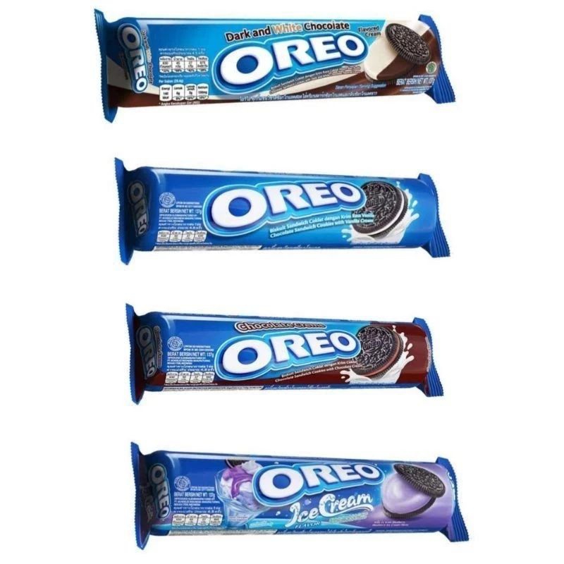 

BISKUIT OREO ROLL 123GR ATAU WAFER OREO 140GR( VARIAN RANDOM)