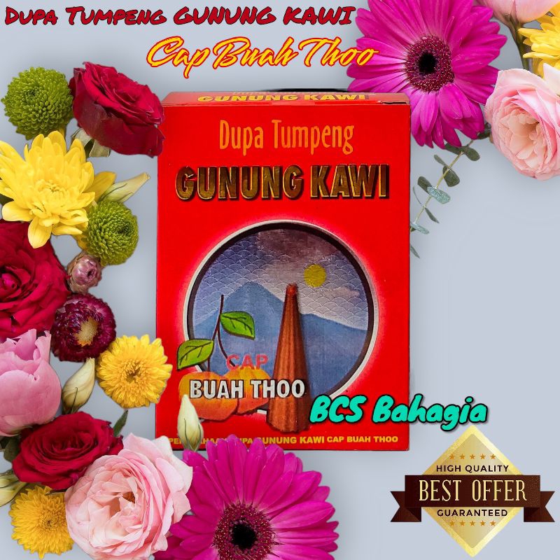 hio dupa tumpeng gunung kawi cone kerucut original cap buah thoo cones incense / buhur gunung kawi