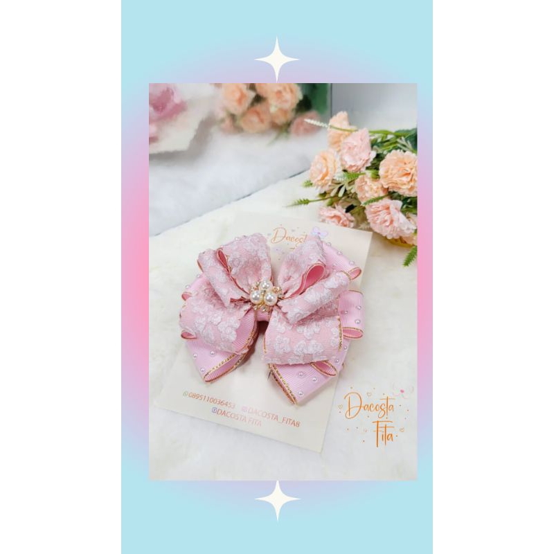 jepit pita rambut premium anak perempuan dewasa