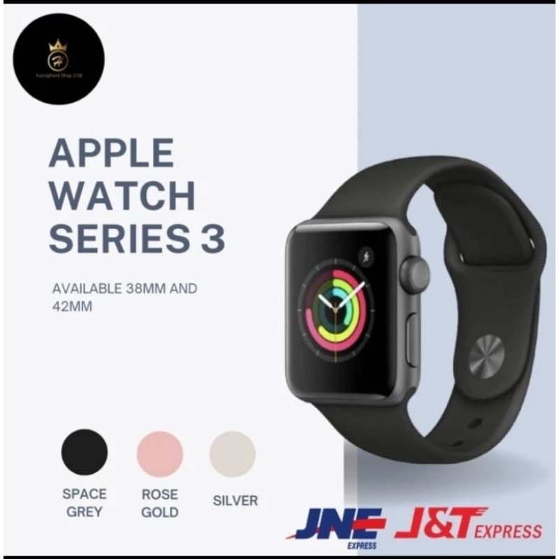 Apple Watch series 3 38mm second fullsetgps iWatch s3 series3 - Silver, GRADE A