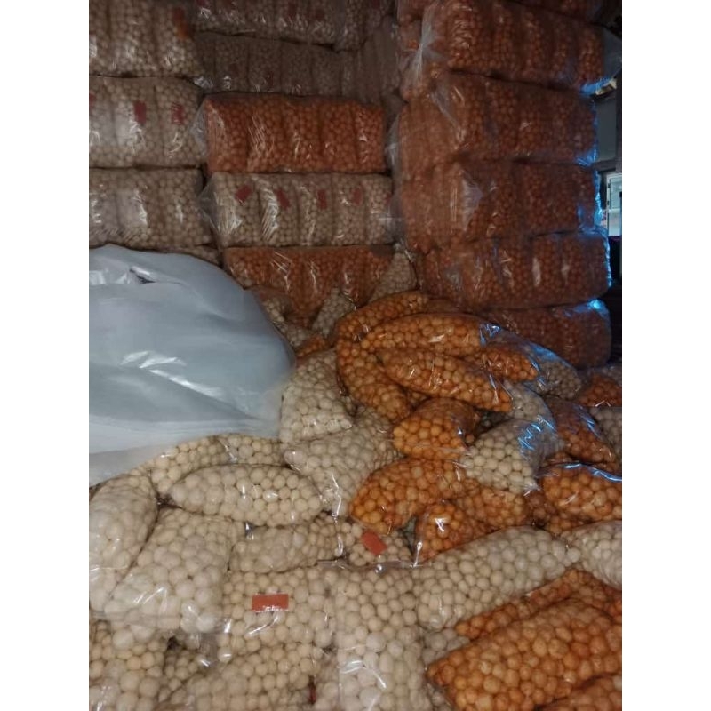 

Endog lewo + kripik singkong kemasan 5000 gram/ perball