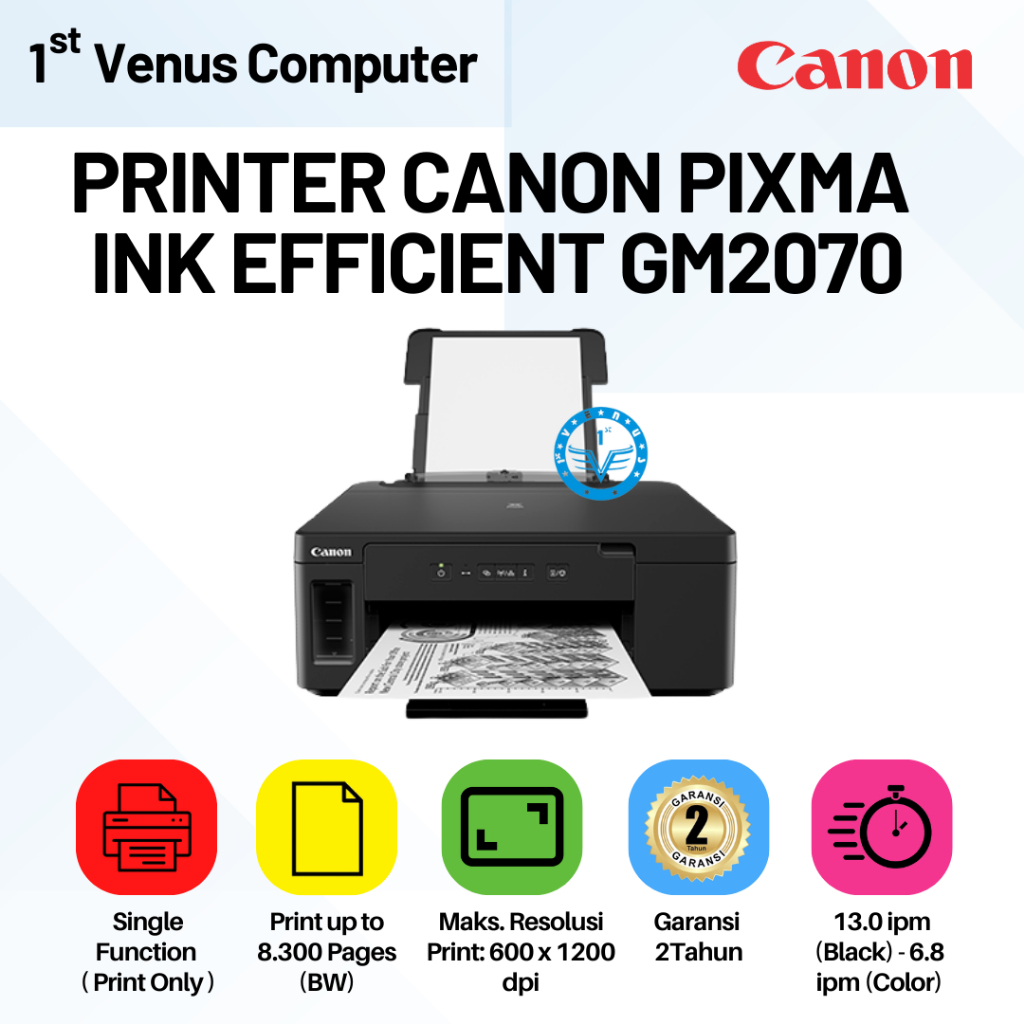 Cetak Prima dengan Printer Canon PIXMA GM2070 Inkjet Monochrome