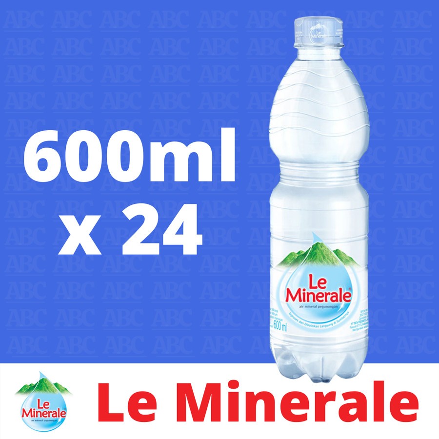 

Le Minerale | 600 ml x 24 | Botol Tanggung | Air Minum | Air Mineral