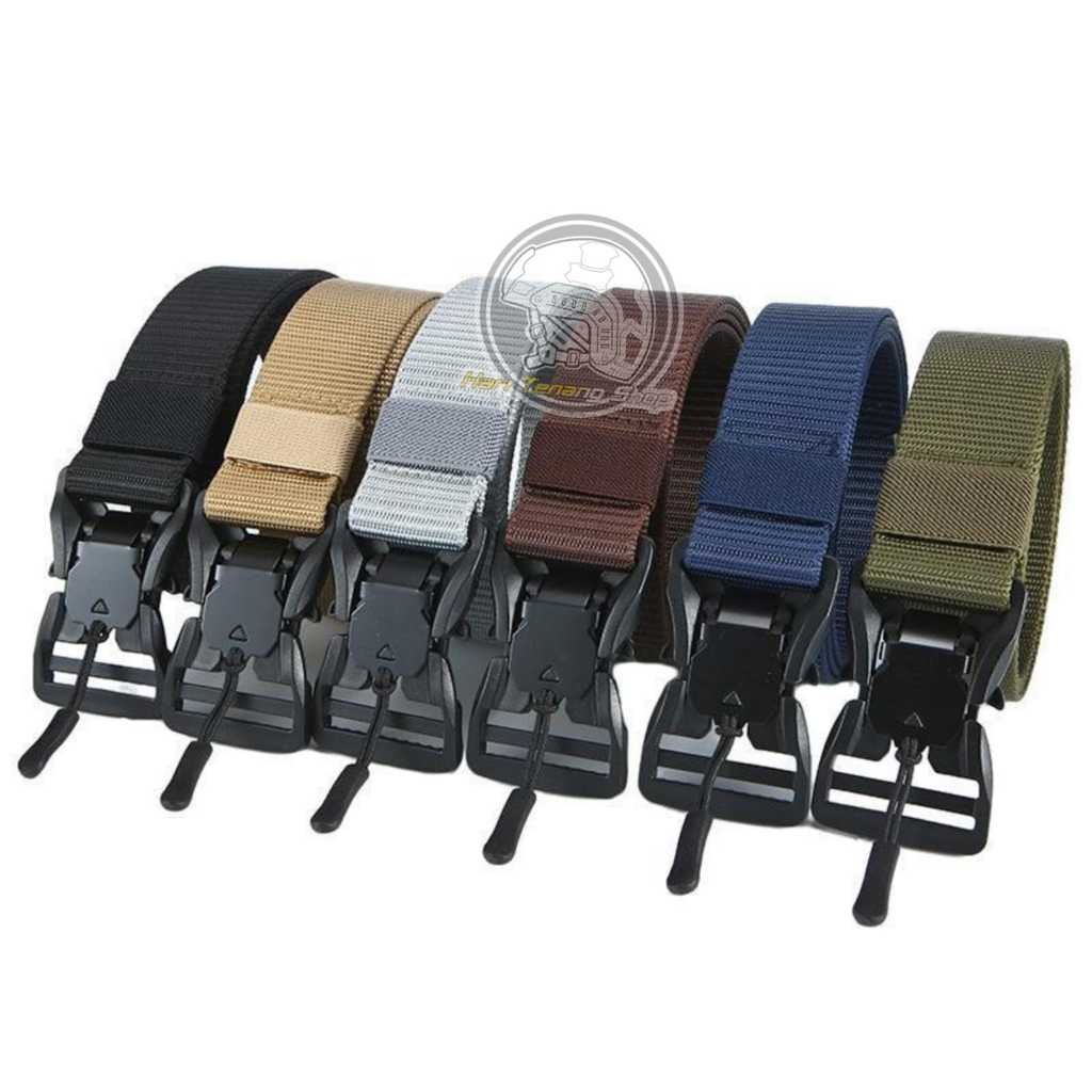 Ikat  Pinggang Pria/Gesper tactical Magnet /Gesper Bactical Besi Magnet /Sabuk Tactical  Bahan Nilon