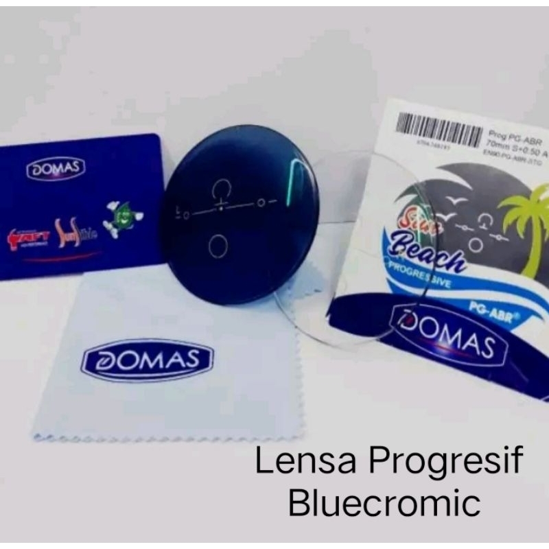 Lensa CR Progresif Bluecromic Sunbeach by Domas
