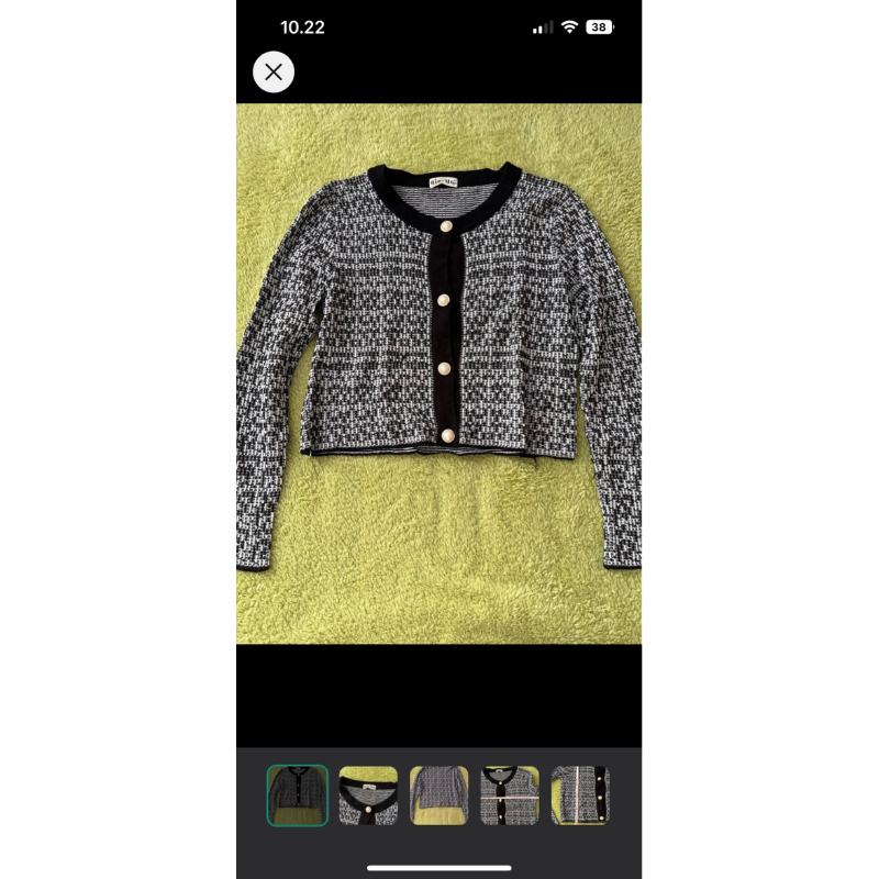 black cardigan ninette