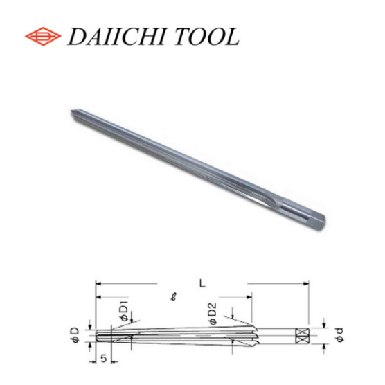 Taper Pin Reamer 4mm Daiichi Reamer Tirus