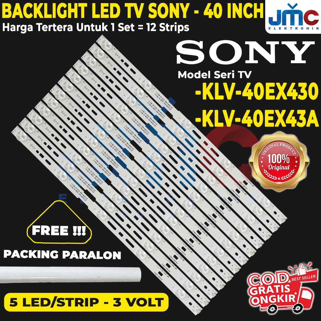 Backlight TV SONY 40 Inch KLV-40EX430 KLV40EX430 KLV40EX43A