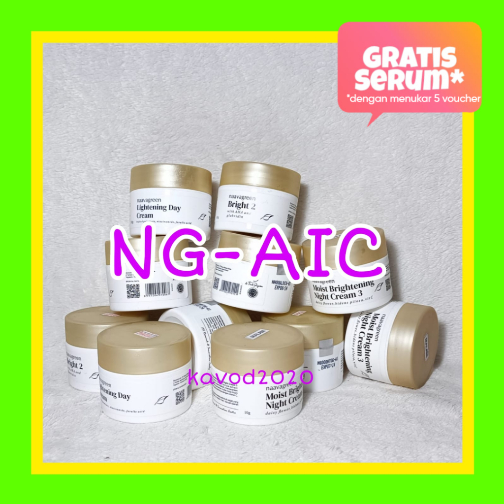 Naavagreen Anti Iritasi NG-AIC 10 gram by dr Fredi Setyawan Original Skin Care Krim Anti Iritasi