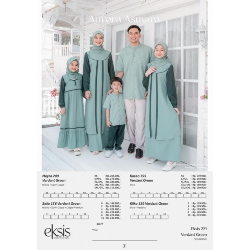 SARIMBIT SEPLY EKSIS 221 VERDANT GREEN
