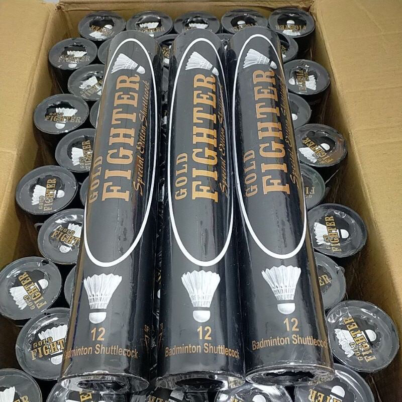 FIGHTER | SHUTTLECOCK GOLD BADMINTON  1 SLOP - isi 12