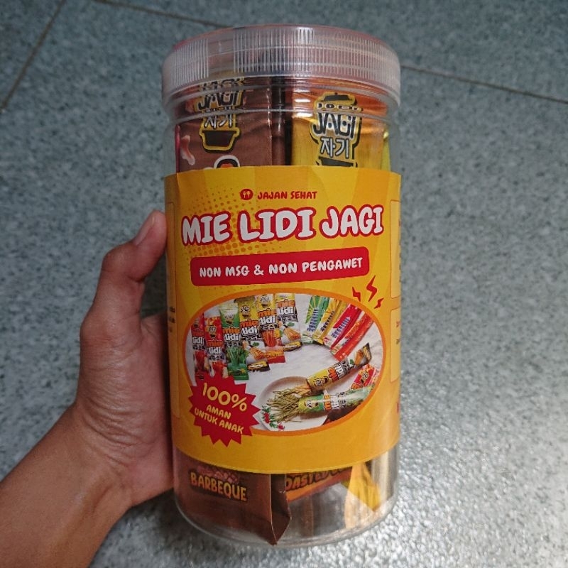 

(kemasan toples) Mie lidi JAGI kemasan toples isi 12 pcs mix rasa