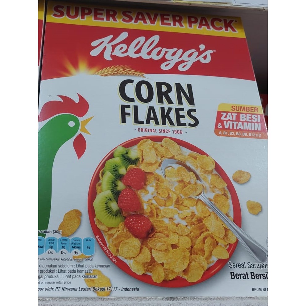 

150g & 275g kellogg's corn flakes /sereal sarapan jagung /breakfast cereal