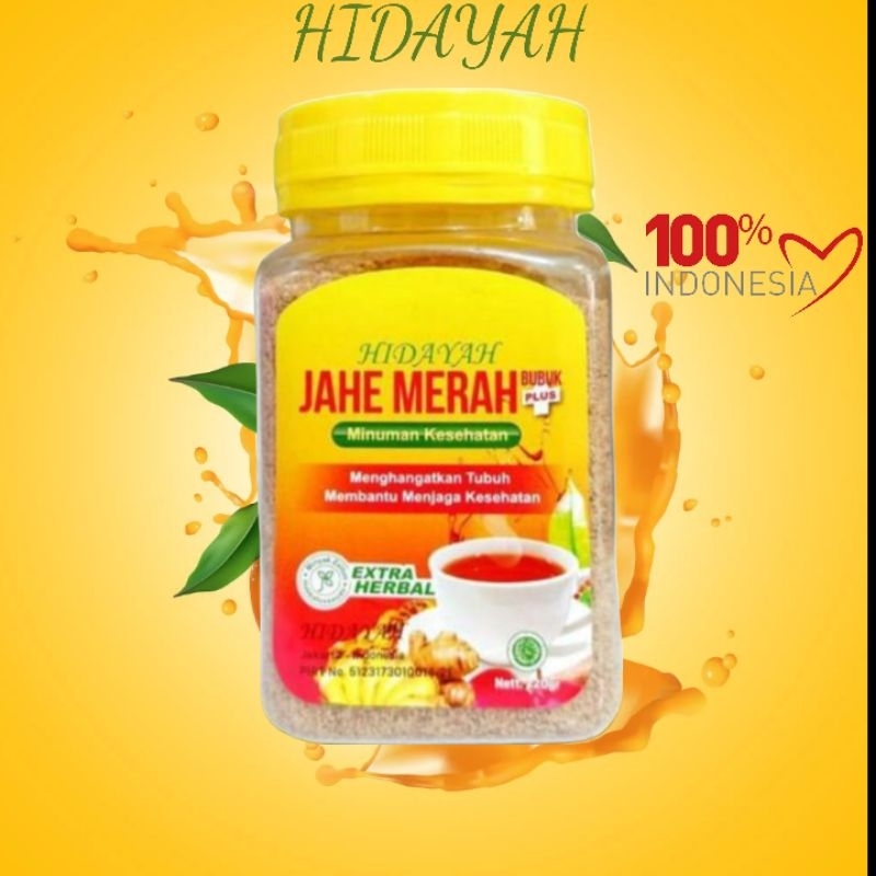 

JAHE MERAH HIDAYAH 220 GRAM