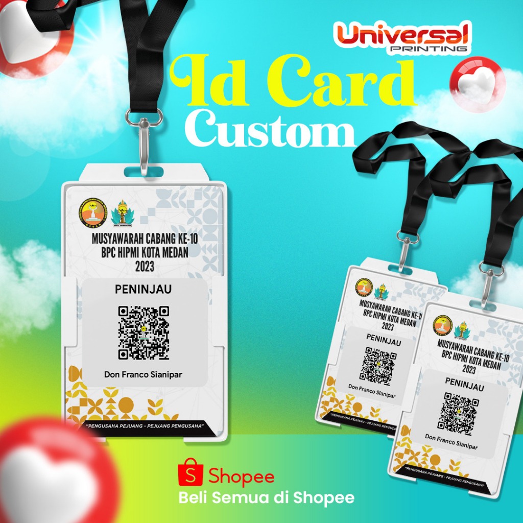 

ID Card Custom | Member Card / Cetak ID Card PVC | Kartu Anggota Murah