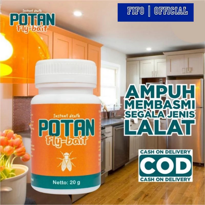 POTAN Racun Lalat Mati Seketika Pembasmi Lalat 100% Ampuh Anti Lalat Buah Pembasmi Lalat Limbah
