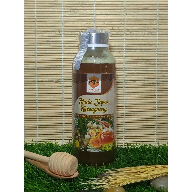 

Madu Murni Raw Honey Kelengkeng Malissa | Madu Kelengkeng Murni 550 Gr | Madu Malissa Kelengkeng