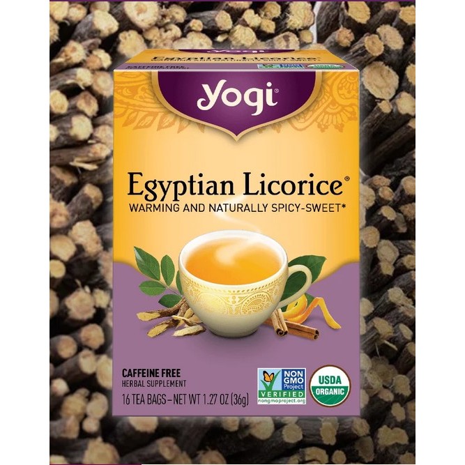 

YOGI Egyptian Licorice 16 Tea Bags WARMING AND NATURALLY SPICY-SWEET*