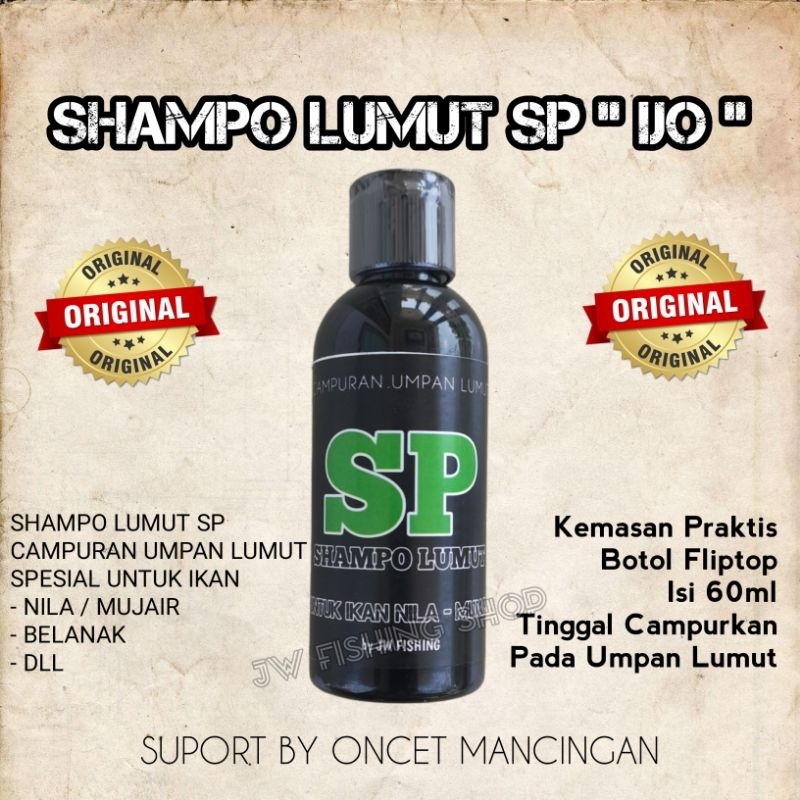 SAMPO LUMUT SP (IJO) CAMPURAN UMPAN LUMUT MANCING IKAN NILA / MUJAIR