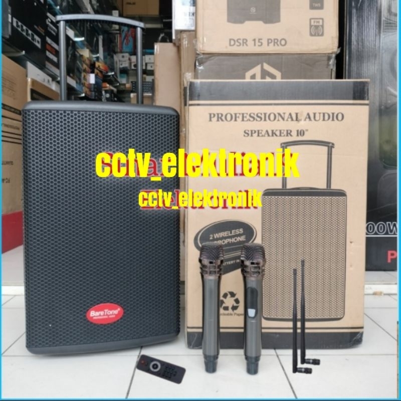 SPEAKER PORTABLE BARETONE MAX 10 HE SPEAKER BATRETONE 10 INCH RESMI BARETONE