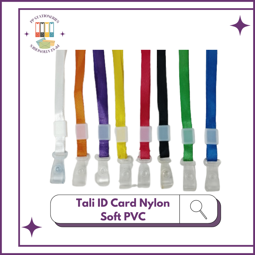 

Penpal Tali ID Card / Name Tag Nylon Soft PVC [isi 20pcs] NYLKSFP