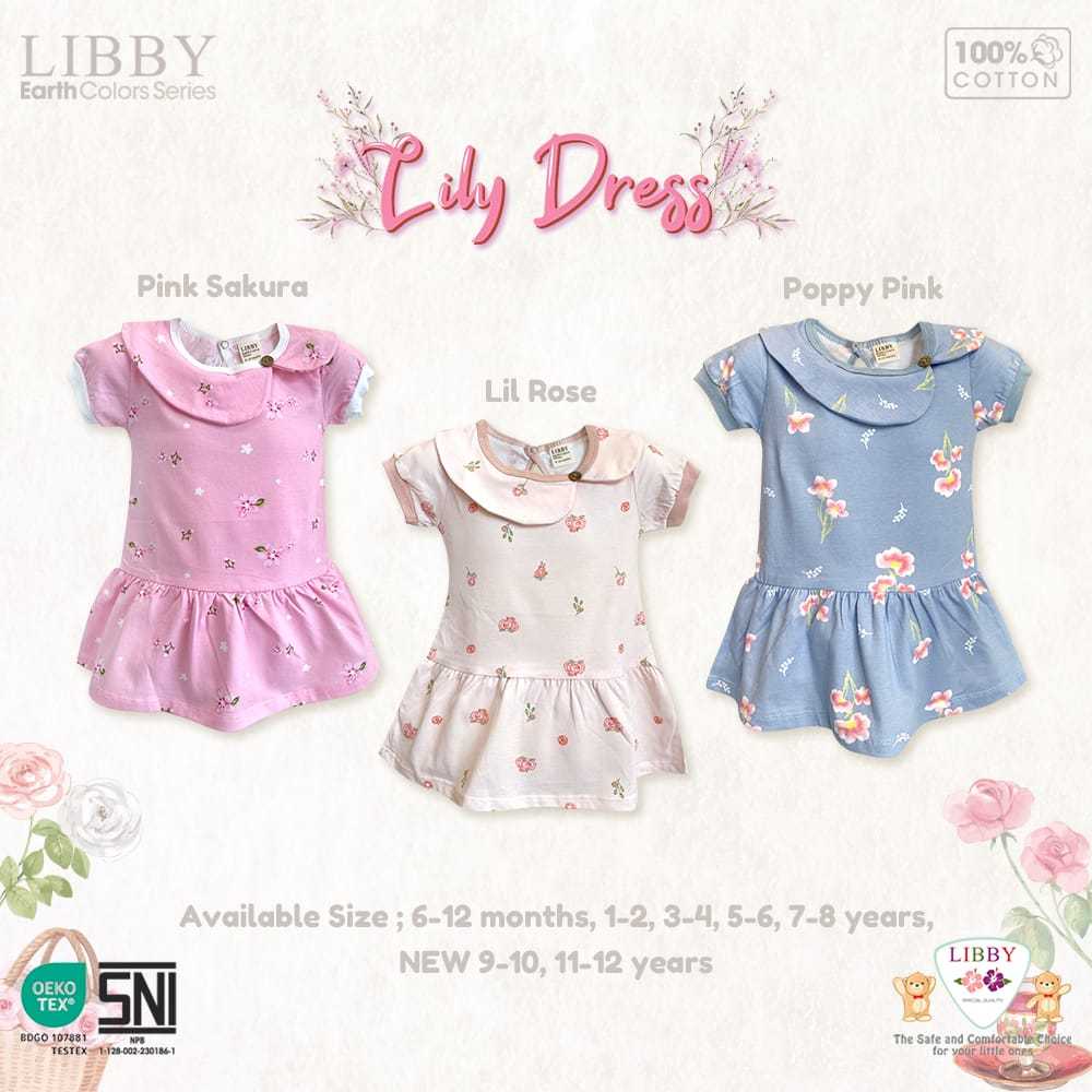 LIBBY Lily Dress Anak Perempuan 6 Bulan - 12 Tahun/ LIBBY LILY DRESS