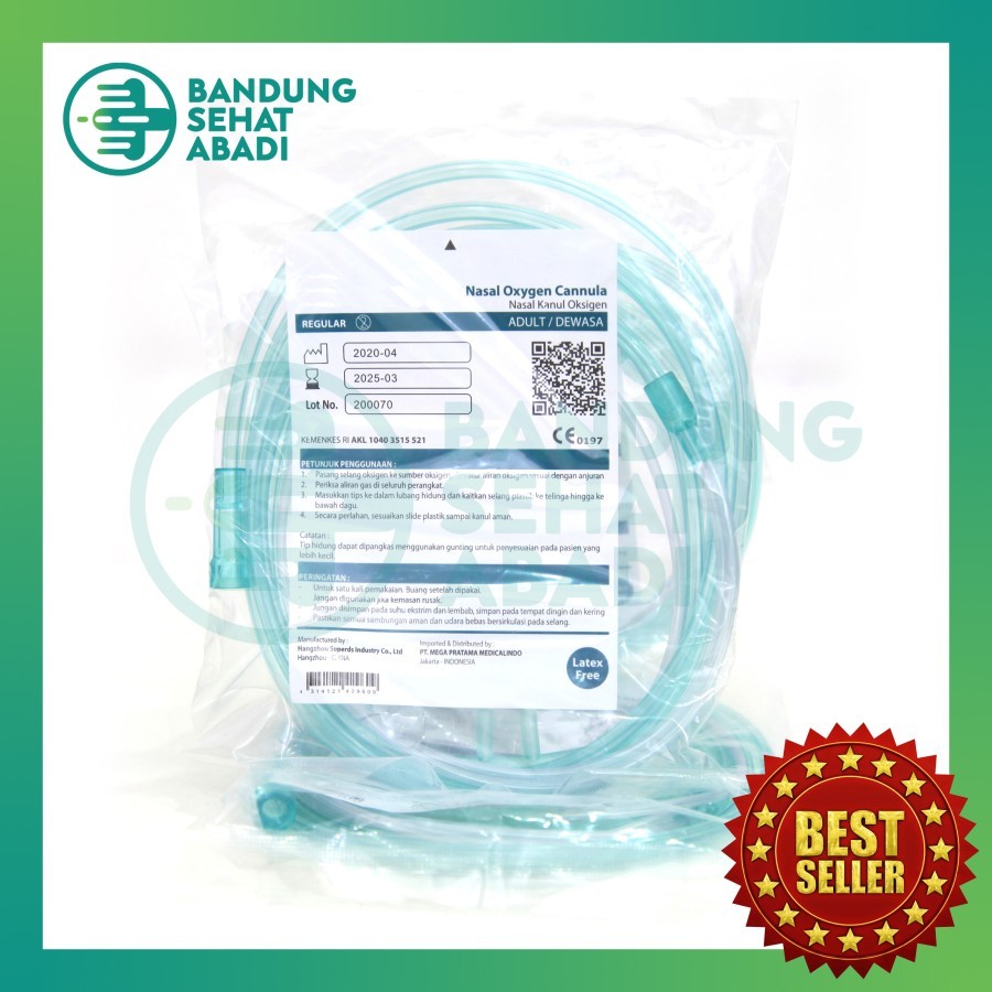 SELANG OKSIGEN HIDUNG Nasal Cannula Dewasa