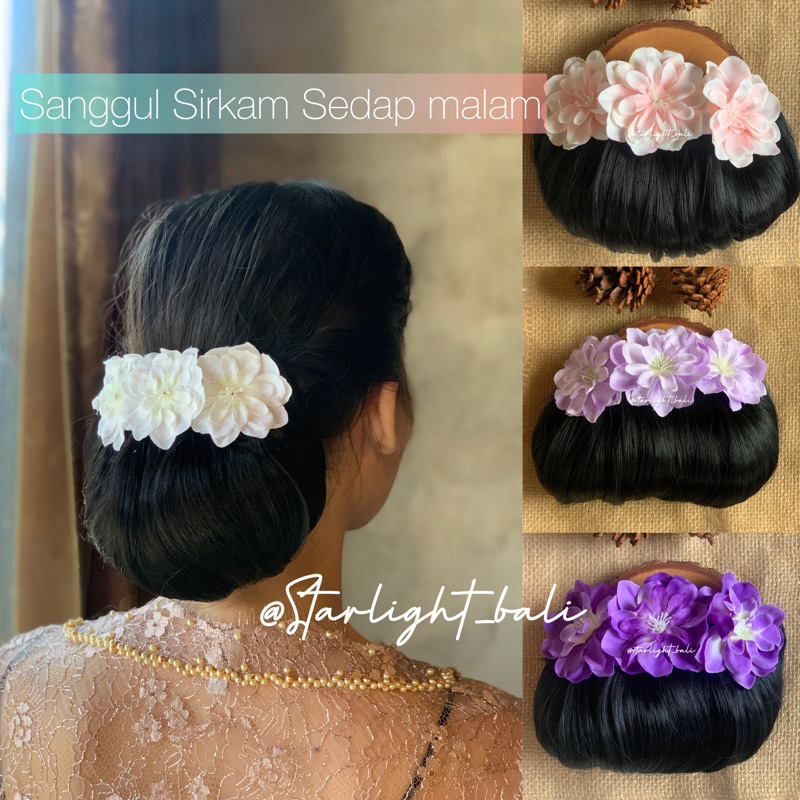 STARLIGHT BALI - Sanggul Bunga Sedap Malam/ Sanggul SIRKAM / Sanggul Sirkam Praktis / Sanggul Instan
