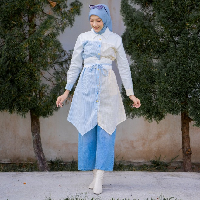 TUNIQUE | Ayuko Tunik | Lini 4.0 Series | Atasan Wanita Kekinian | Kemeja Wanita | Tunik