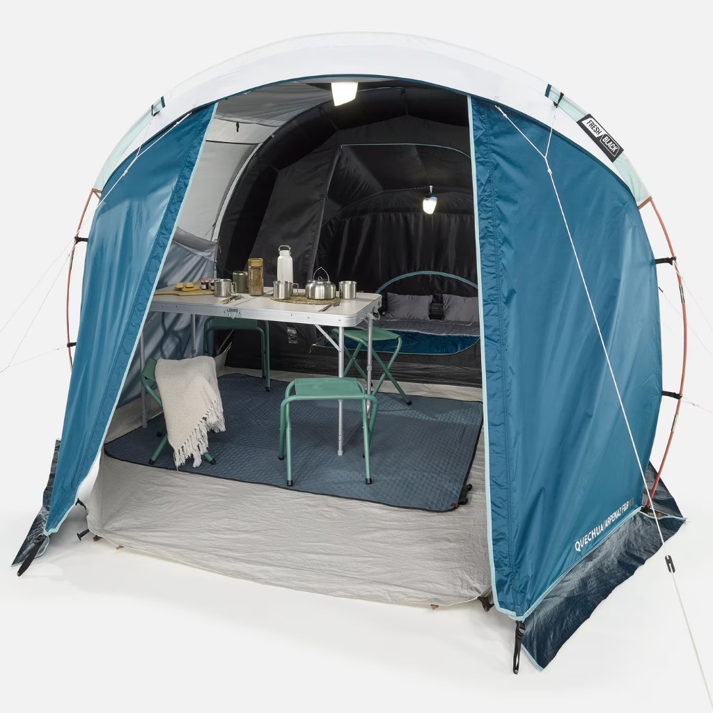 Tenda Arpenaz Tenda Camping dengan Rangka Arpenaz 4.1 F&B (Fresh and Black) Termurah