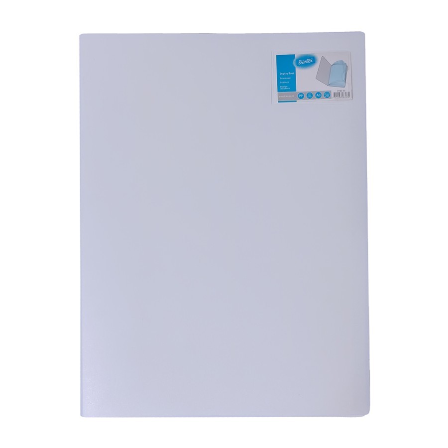 

Bantex Display Book A3 potrait (20 pockets) White