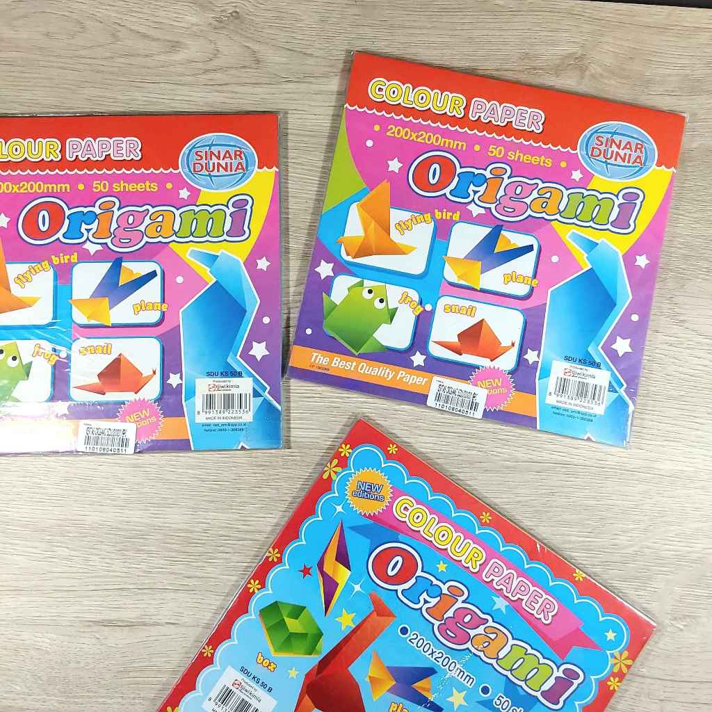 

(Pcs)KERTAS ORIGAMI SIDU 20x20cm 50 LEMBAR / KERTAS ORIGAMI /KERTAS LIPAT SIDU