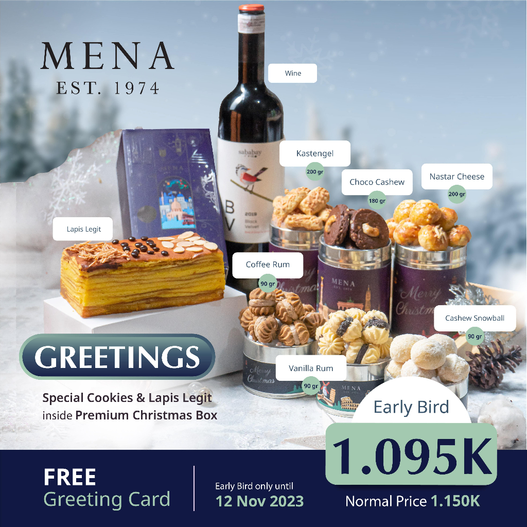 

Mena Cookies - Greetings - Christmas Hampers