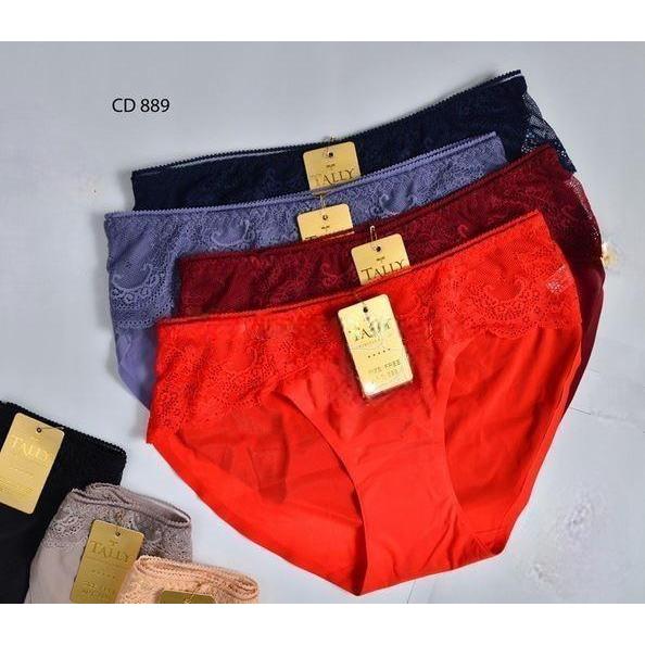 Tally Celana Dalam Renda Seamless Anti Lembab & Iritasi - CD 889