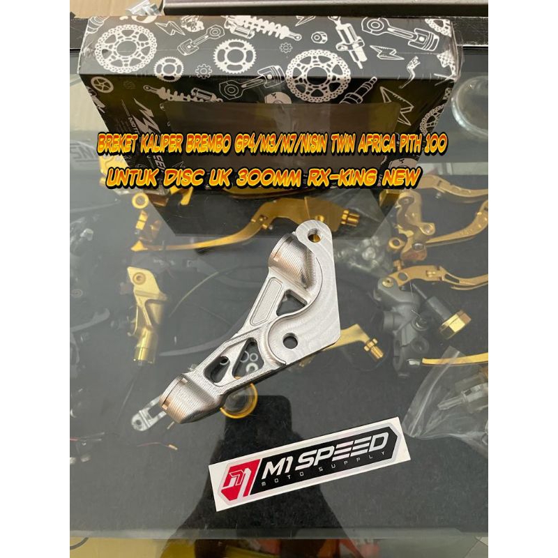 Breket kaliper Brembo Gp4Rx / Brembo M3 / brembo M4 / brembo m7 / nisisn twin Africa pith 100 m1sped