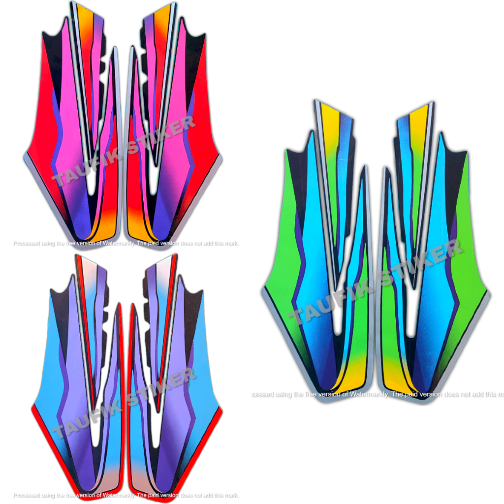 STRIPING LIS BODY MOTOR YAMAHA RX KING 1999 SEPASANG STANDAR FULL SET