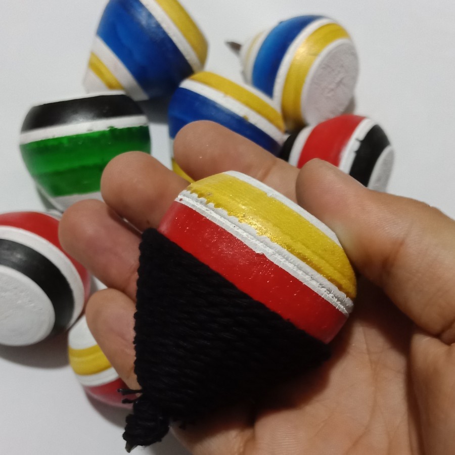 Kekehan / gasing kayu tradisional / gangsing kayu panggal / Gasing Kayu Mainan Tradisional