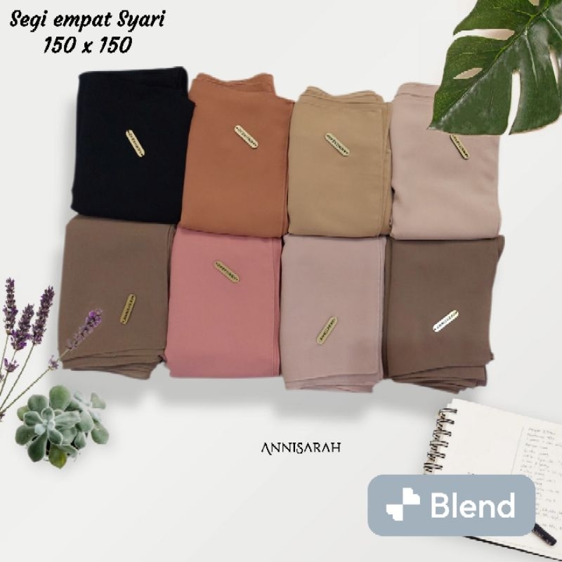 Husnah - hijab jumbo segi empat syari ukuran jumbo 150x150