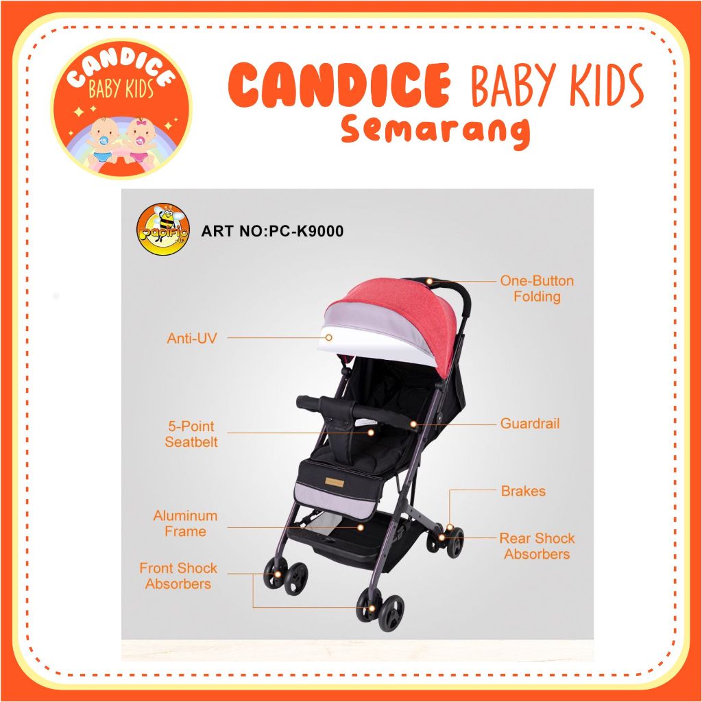 BABY STROLLER PACIFIC JR PC-K9000