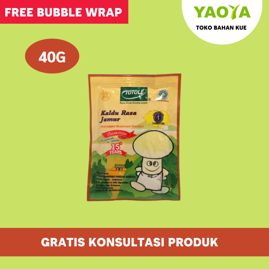 

TOTOLE KALDU RASA JAMUR 40G