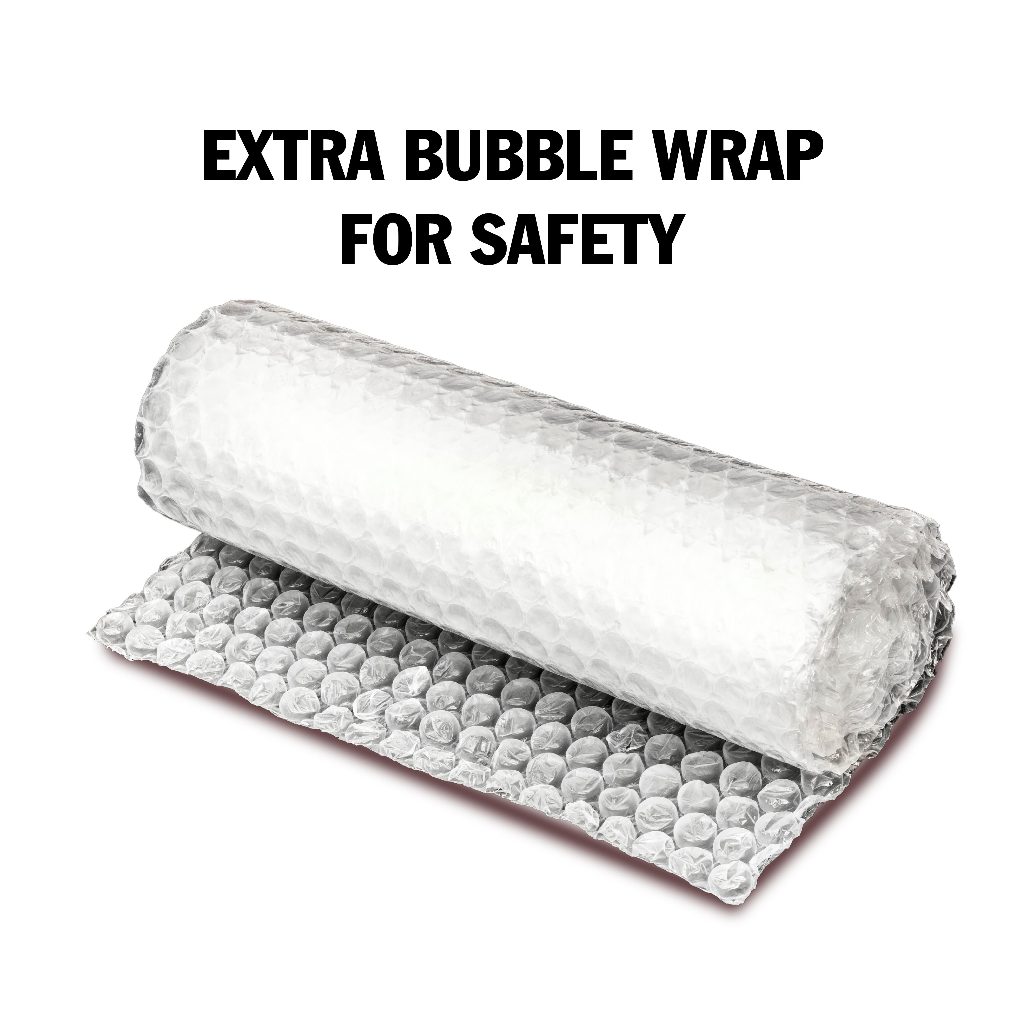 

Extra Bubble Wrap Packing