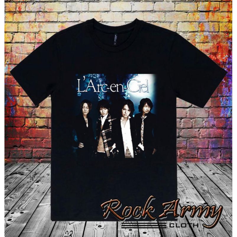 kaos band rock jepang larc en ciel