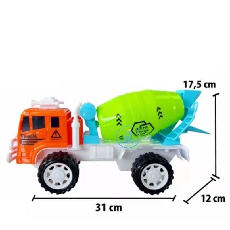 truck ak 04 truck mixer molen besar