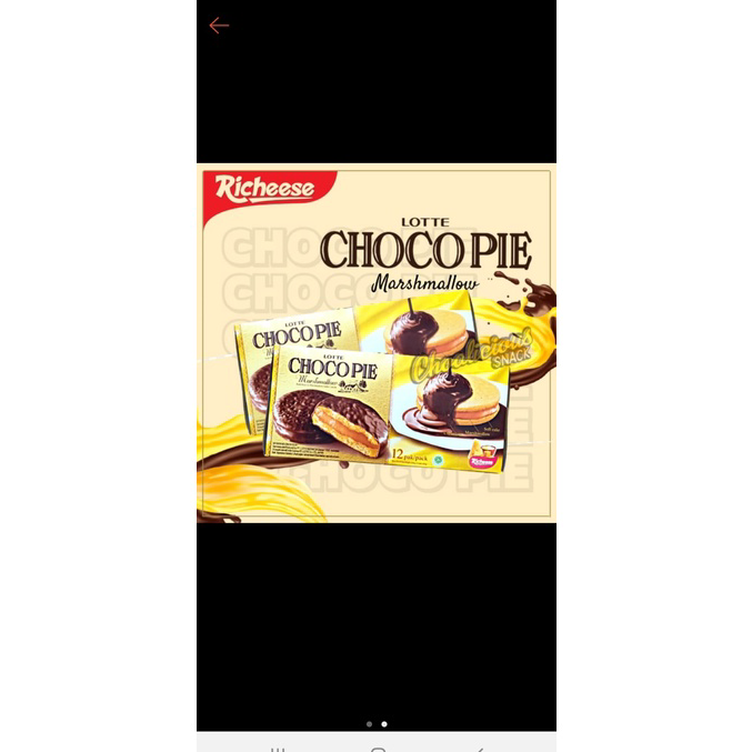 

Seller Lotte Chocopie Marshmallow, Chocopie Keju NEW | Isi 12 Pcs x 28 Gr
